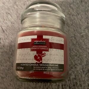 Mini 3 oz Luminess Apple Cinnamon Scented Candle - Red
